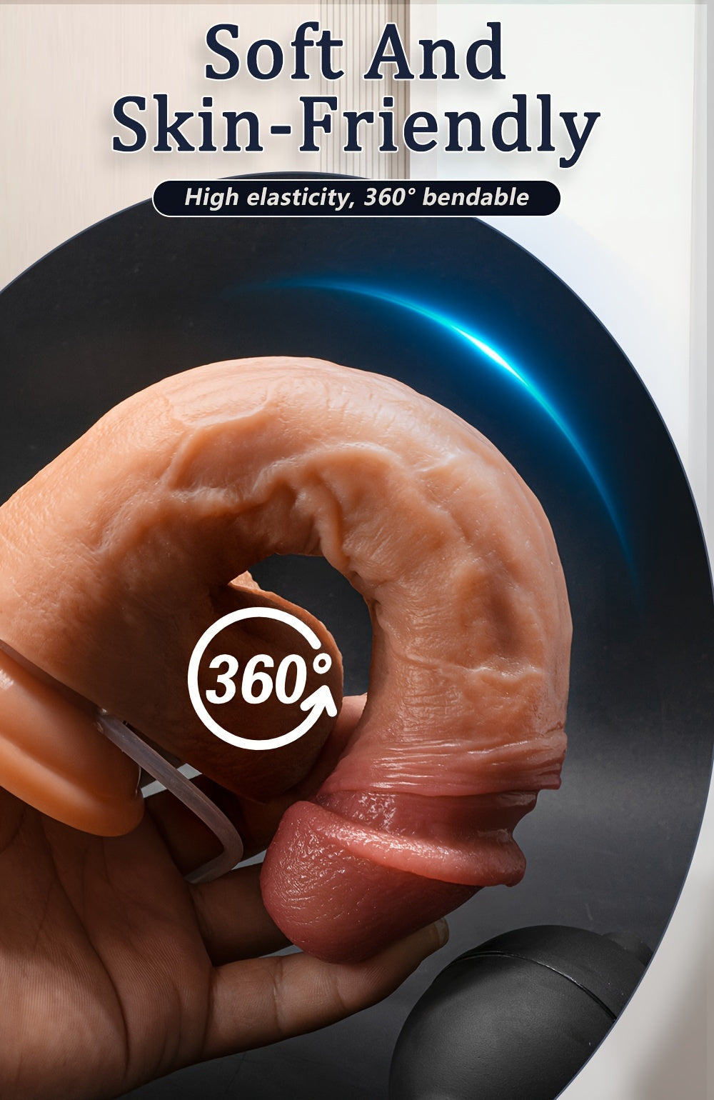 Dildo - Liquid Silicone Squirting Dildo, Squeezing, Ultra-Realistic Dildo, Simulated Ejaculation Penis Female Masturbator, Sex Toy