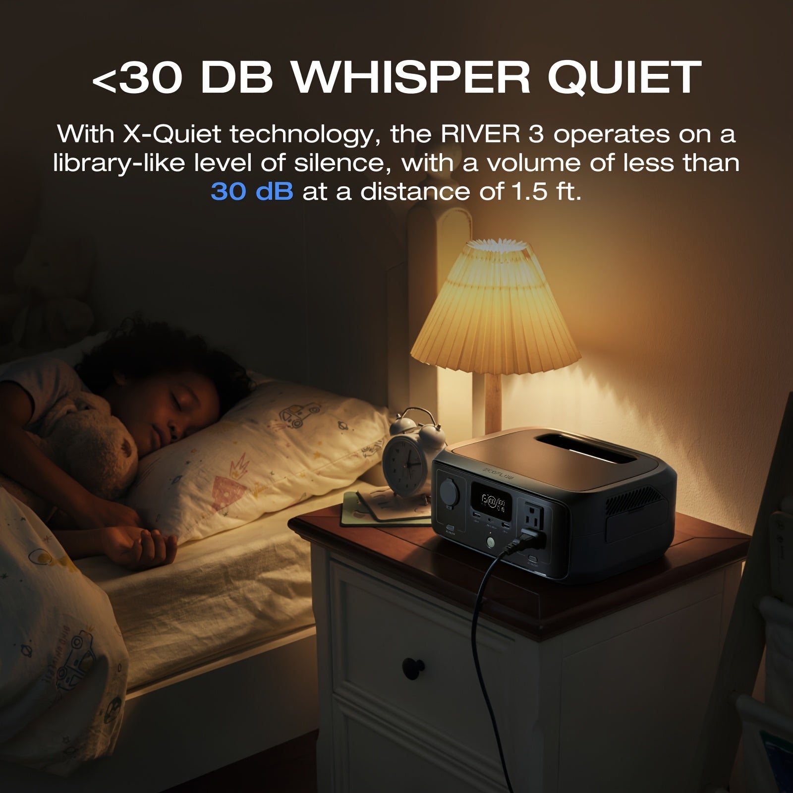 ECOFLOW Portable Power Station RIVER 3 With Bag, 230Wh LiFePO4 Battery Power Station, 300W Up To 600W AC Output, <20 MS UPS & <30 DB, 1Hr Fast Charging Solar Generator For Outdoor/Camping/Home Use