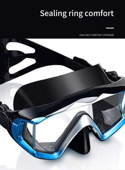 Professional Snorkeling Scuba Diving Mask Diving Goggles Silicone Panoramic Dive Mask For Adult Swimming Goggles Snorkeling