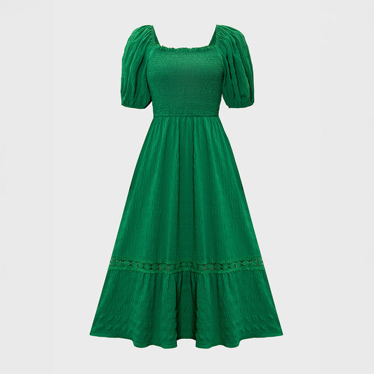 Short Sleeve Long Dress Women's Dress