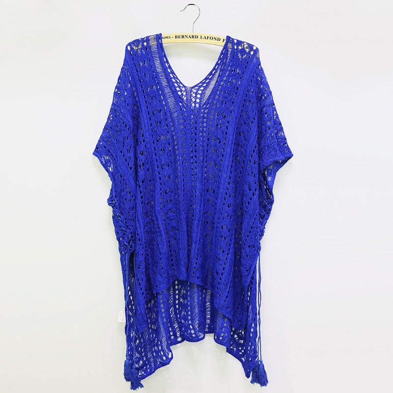 Swimwear 2018 Swimsuit Women Cover Ups Sleeve Kaftan Beach Dress Robe De Plage Solid White Cotton Pareo Beach Cover Up