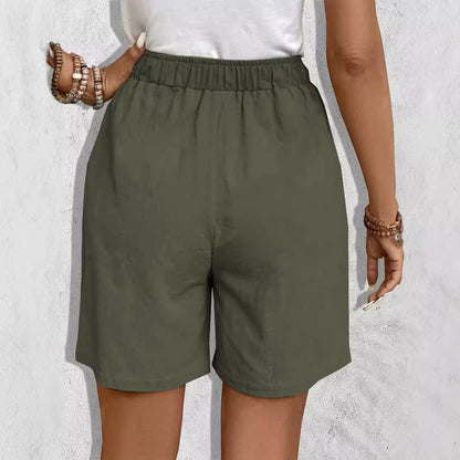 Ice Silk Wide-leg Shorts Casual And Versatile