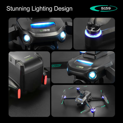 S159 Drone - 5G Wifi 8k Camera Aerial Photography With Screen Remote Controller