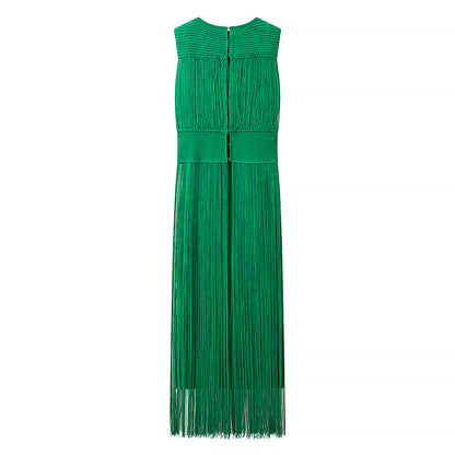Tassel Dress Party Sleeveless Dress