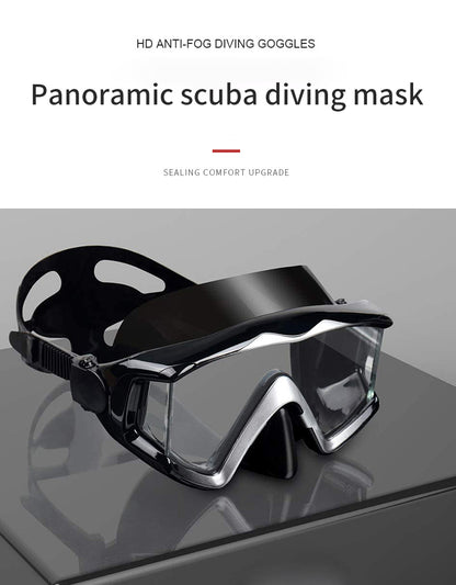 Professional Snorkeling Scuba Diving Mask Diving Goggles Silicone Panoramic Dive Mask For Adult Swimming Goggles Snorkeling