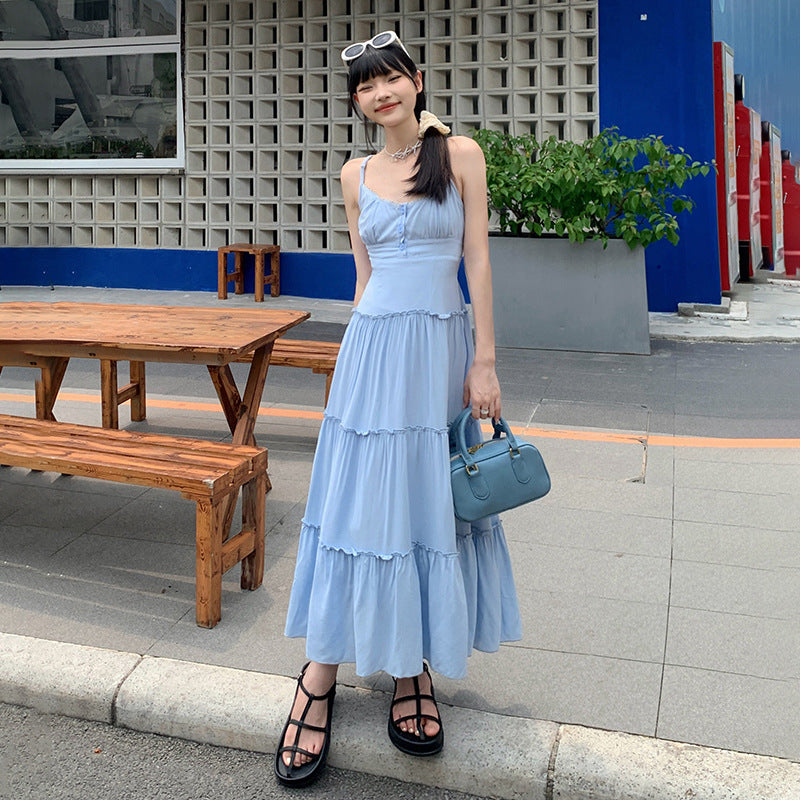 Sweet Strap Fairy Dress A-line Dress