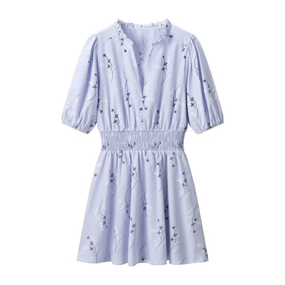 Dress with Fitted Waist Women's Dress