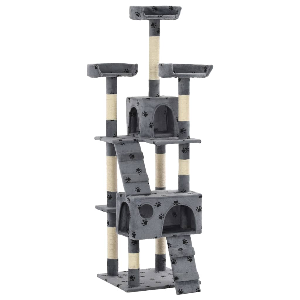Cat Tree with Sisal Scratching Posts 170 cm   Cat Tree