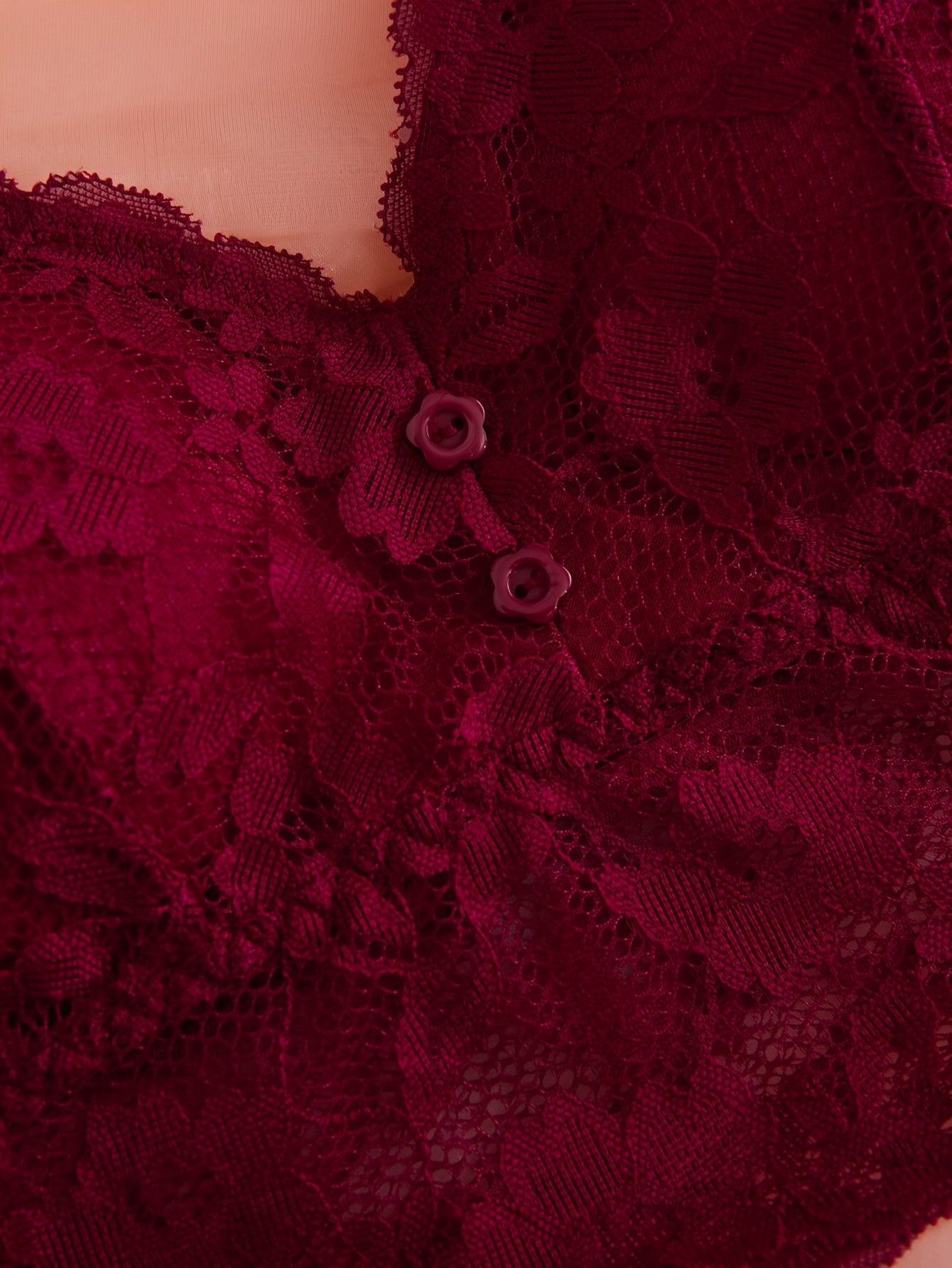 3 Sets Floral Lace Bra & Panties, Wireless Bra & Mesh Panties Lingerie Set, Women's Lingerie & Underwear