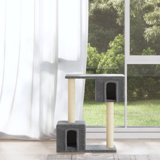 Cat Tree with Sisal Scratching Posts 60 cm