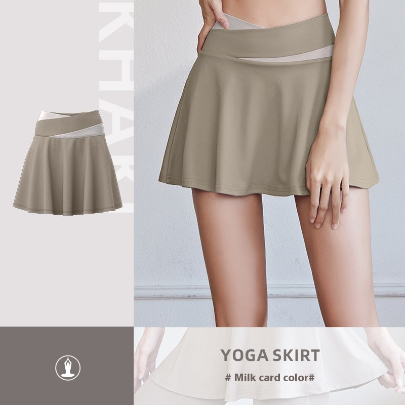 Quick-drying Anti-exposure Running Fitness Fake Skirts