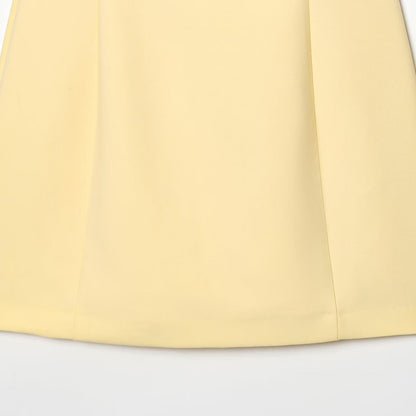 Chic Pleated Mini Dress for Women Casual Dress
