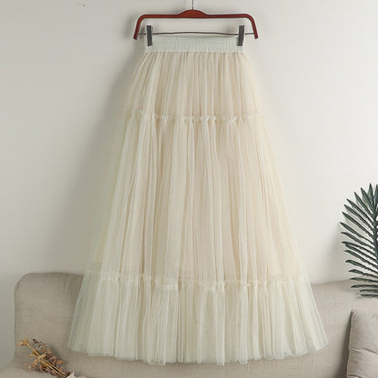 Tulle A Line Midi Long Skirts
