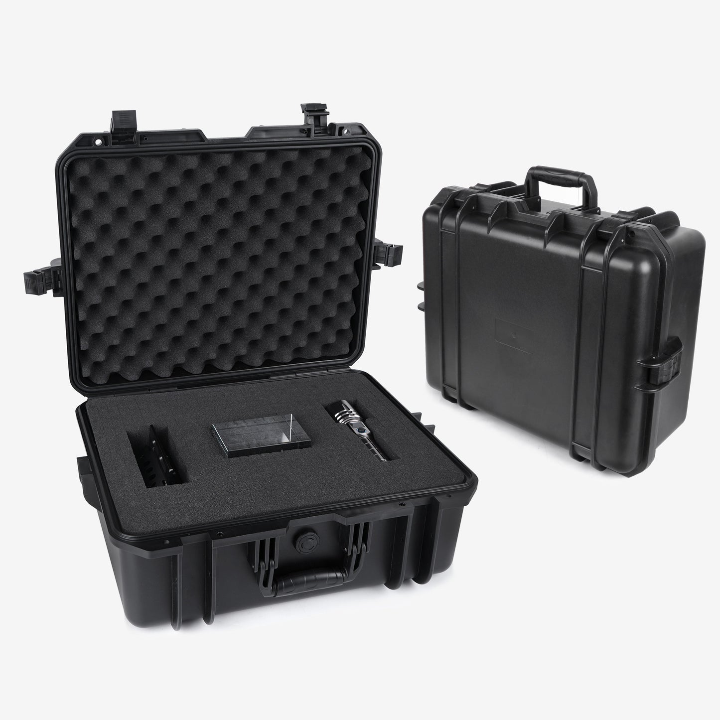 18.9x16.5x8.7 Inch Hard Case, Portable Weather Waterproof Protective Camera Case With Customizable Foam, Fit Use Of Drones, Camera, Equipments, Black, Upgraded