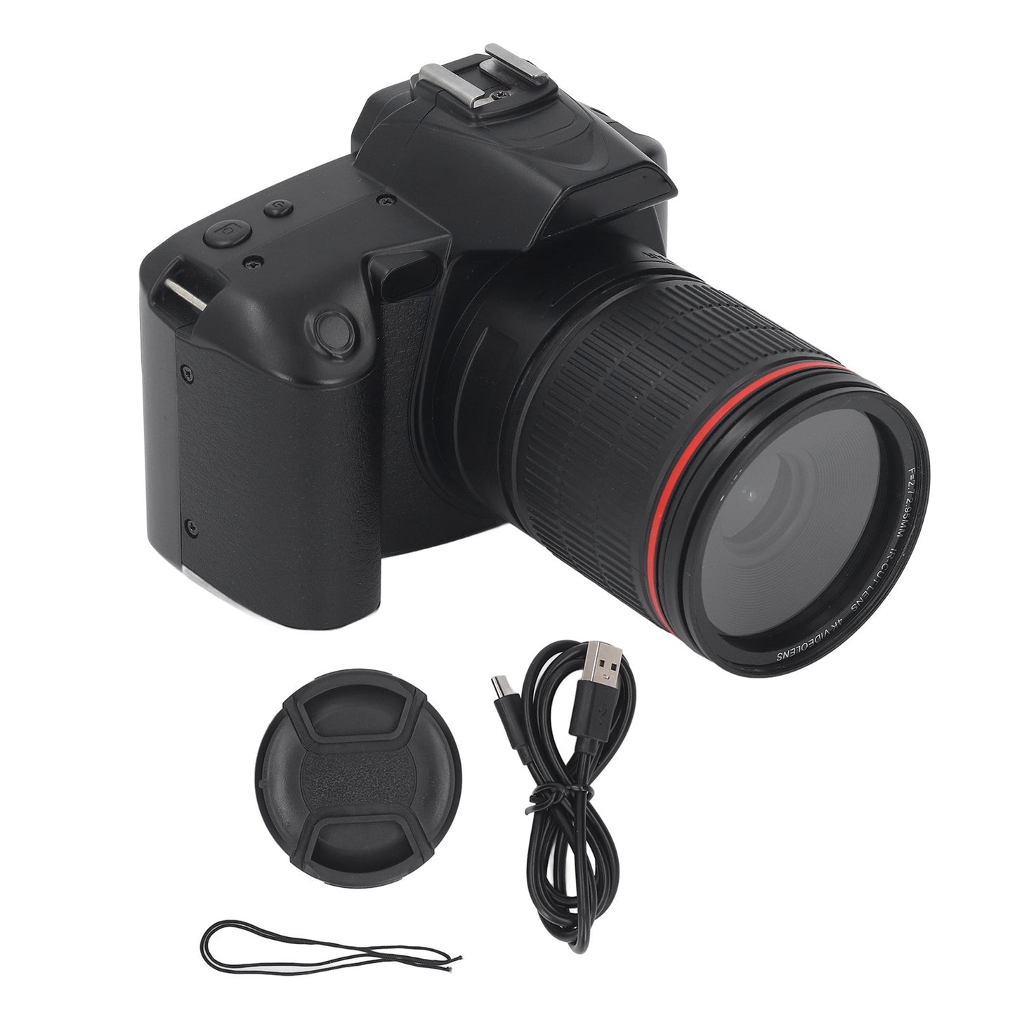 Digital Camera 3 Inch IPS Screen 4K 64MP 16x Digital Zoom Night Vision Wireless Dual Cameras Camcorder With Memory Card 32G