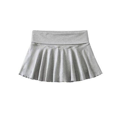 Fake two short skirts