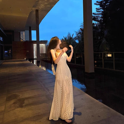 Slimming Figure-flattering Chic Designer Long Dress