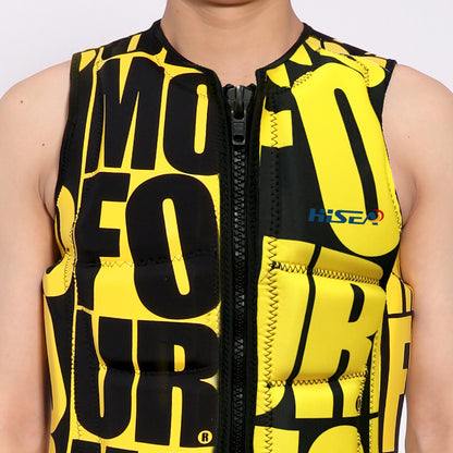 Life Vest Adults Surf Vest Motorboats Kayak Wakeboard Raft Rescue Boat Jet Ski Fishing Swimming Drifting Rescue Life Jacket