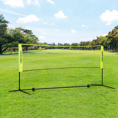 SPORTNOW 3m Badminton Net, Height Adjustable Outdoor Sports Net, With Carry Bag, For Tennis, Pickleball, Volleyball