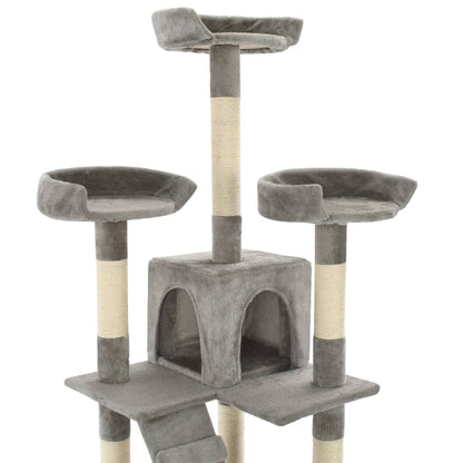 Cat Tree with Sisal Scratching Posts 170 cm   Cat Tree