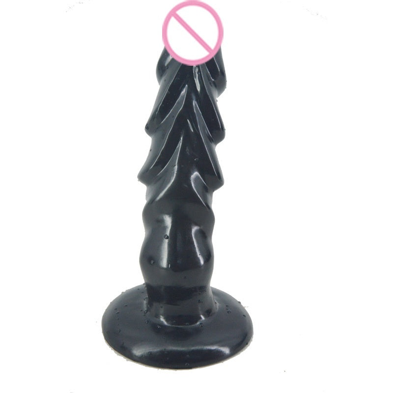 PVC Penis Butt Plug Adult Products Men And Women Back Court