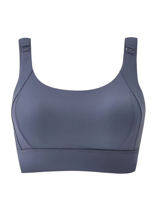 Seamless Wireless Sports Bra, Comfy & Breathable Running Workout Bra, Women's Lingerie & Underwear