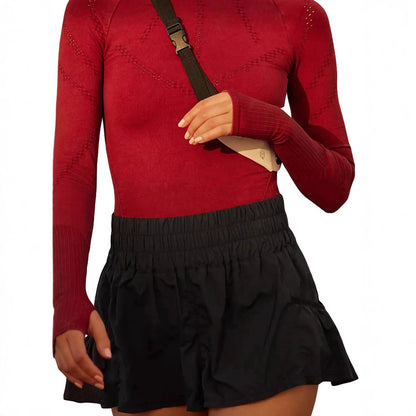 Fashionable Printed Wide-Leg Shorts For Women
