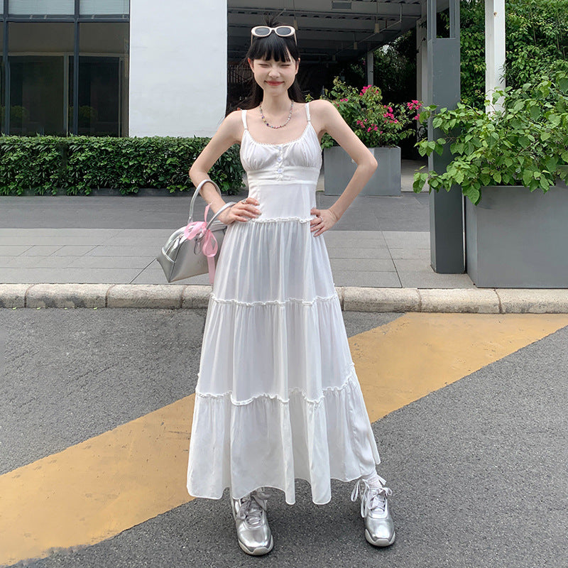 Sweet Strap Fairy Dress A-line Dress