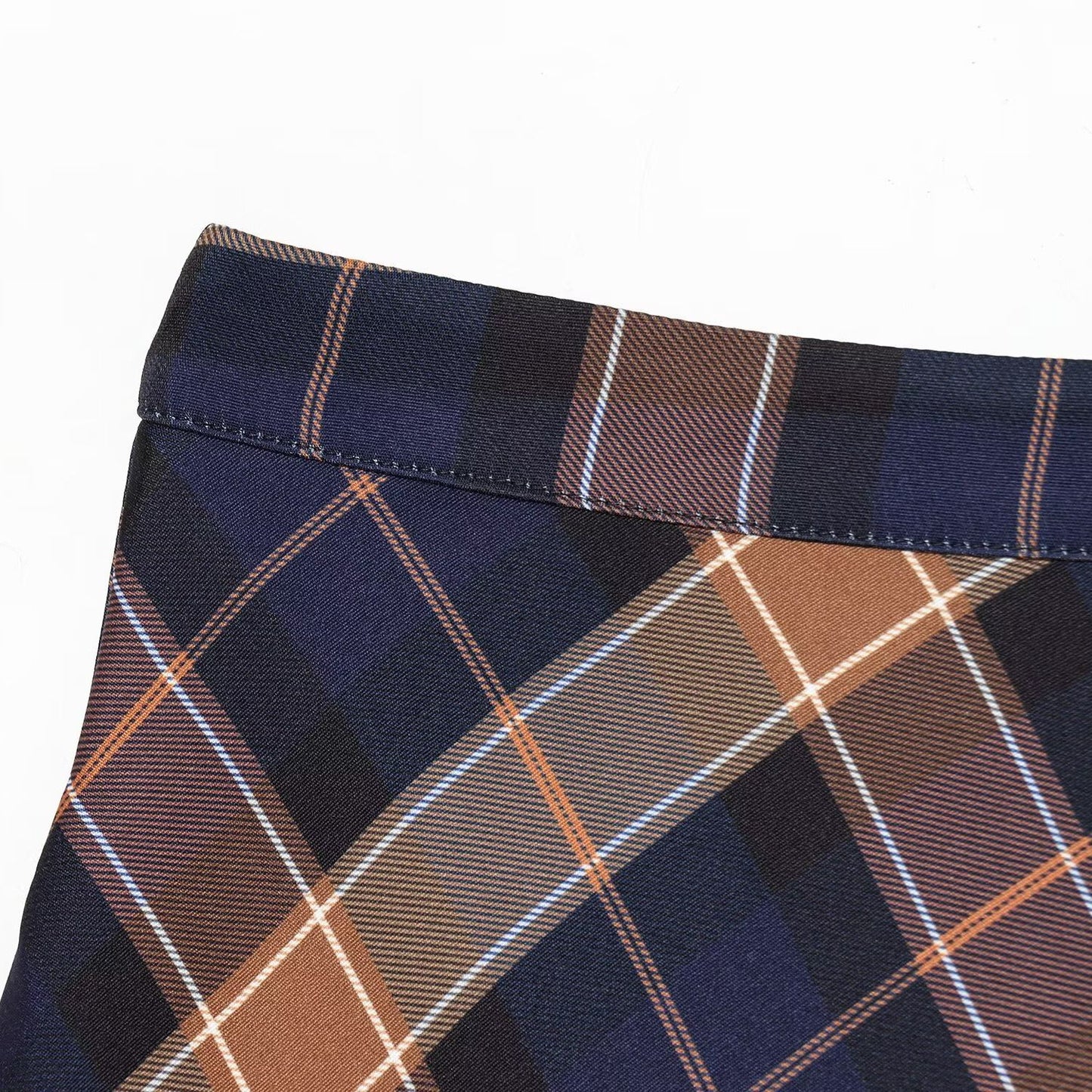 Commuting style patterned cape skirt