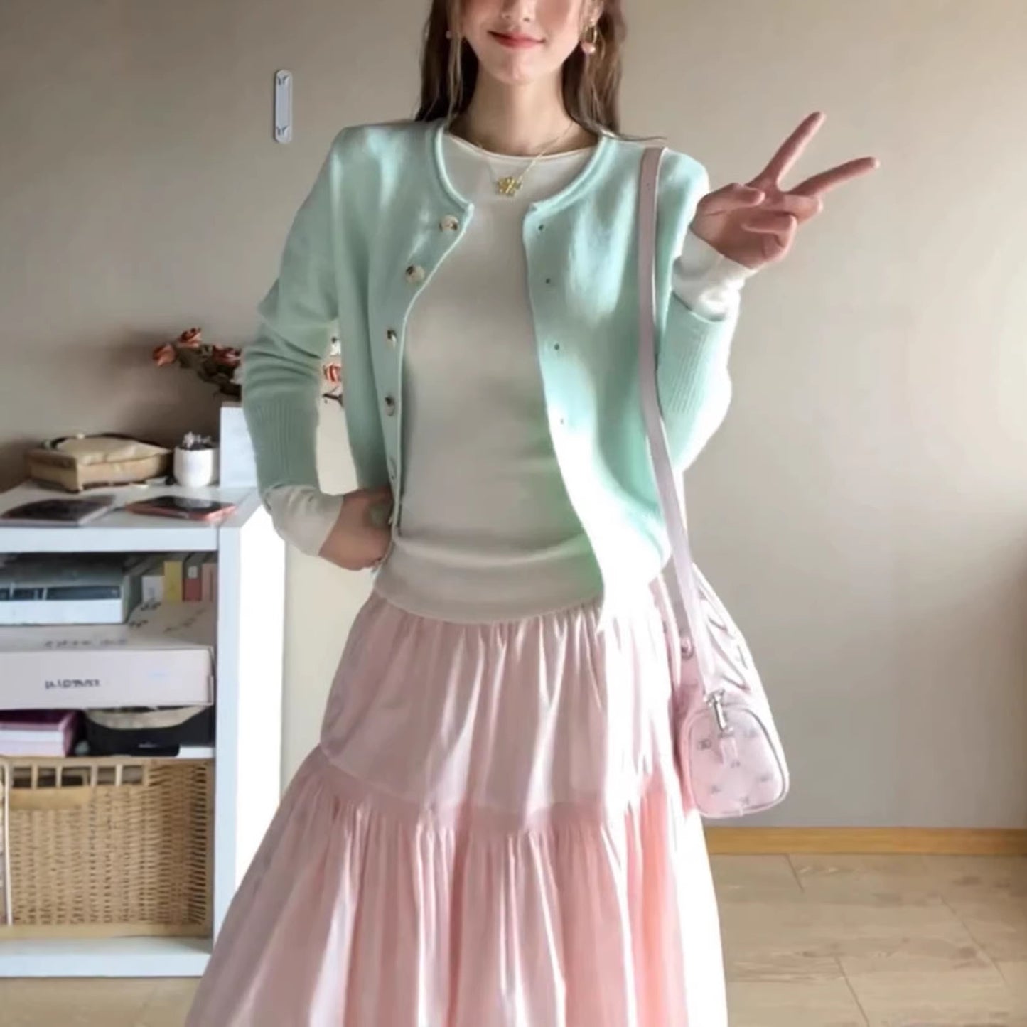 Pink Long Dress Casual  Dress