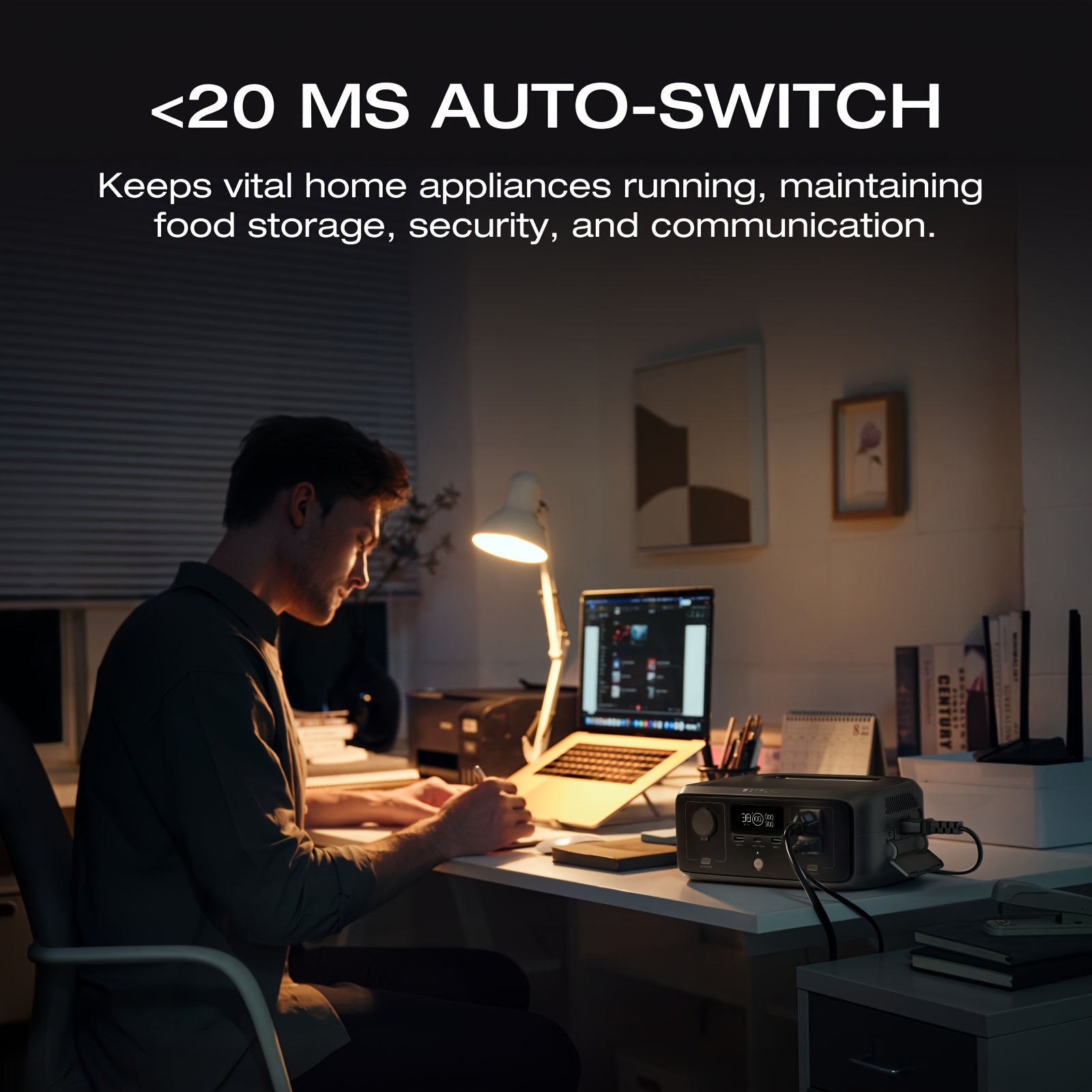 ECOFLOW Portable Power Station RIVER 3 With Bag, 230Wh LiFePO4 Battery Power Station, 300W Up To 600W AC Output, <20 MS UPS & <30 DB, 1Hr Fast Charging Solar Generator For Outdoor/Camping/Home Use