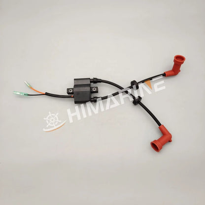 6B4-85570-00 6B4-85530-00 Ignition Coil Assy for Yamaha Outboard Engines 9.9HP 15HP E15DM E9.9DM 6B4-85570