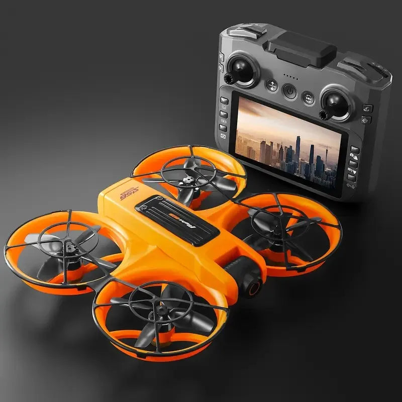[2025 New S156 Drone]  HD Dual Camera, 12.5cm/4.92-inch Screen Remote Control, Brushless Powerful Motor,Optical Flow Positioning