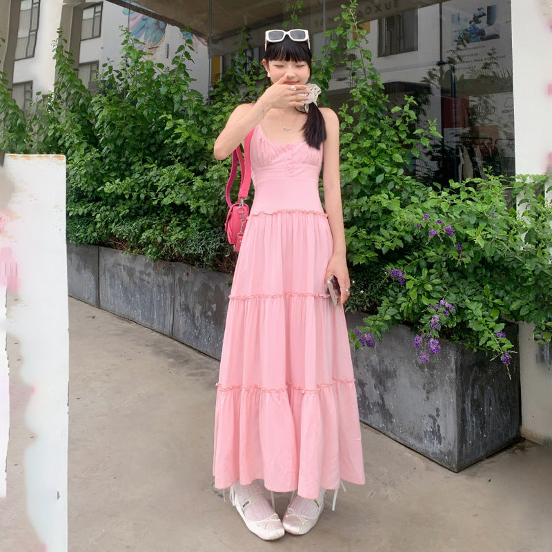 Sweet Strap Fairy Dress A-line Dress