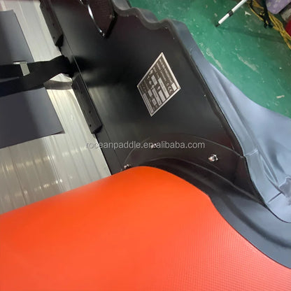 CE Certified 4m 5m 6m Inflatable Fishing Dinghy Hypalon PVC Material Rowing Boat for Drifting Outdoor Activity