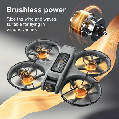 [2025 New S156 Drone]  HD Dual Camera, 12.5cm/4.92-inch Screen Remote Control, Brushless Powerful Motor,Optical Flow Positioning