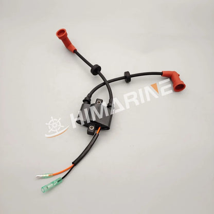 6B4-85570-00 6B4-85530-00 Ignition Coil Assy for Yamaha Outboard Engines 9.9HP 15HP E15DM E9.9DM 6B4-85570