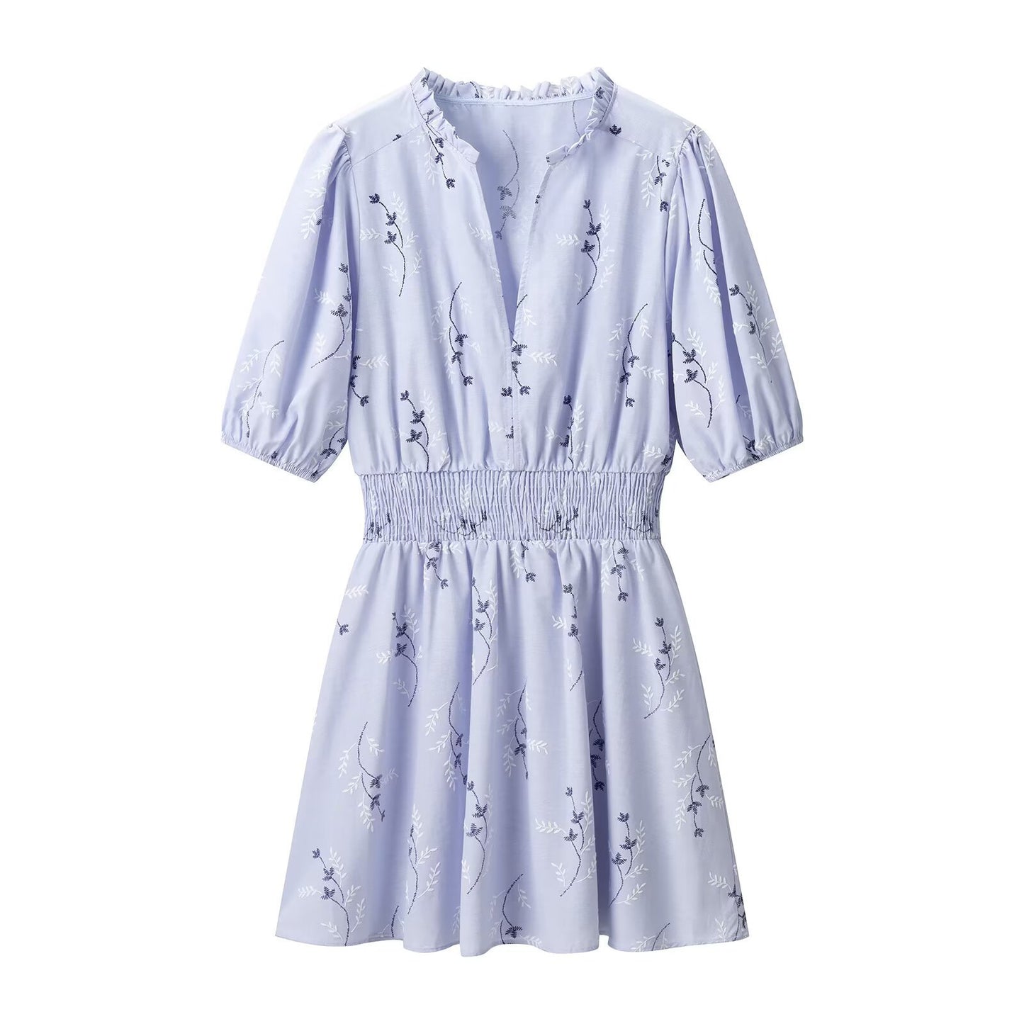 Dress with Fitted Waist Women's Dress