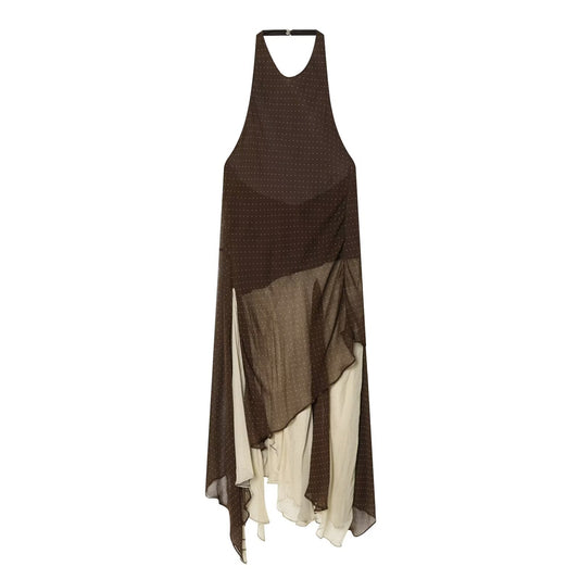 Patchwork Dress Stylish Women's Dress