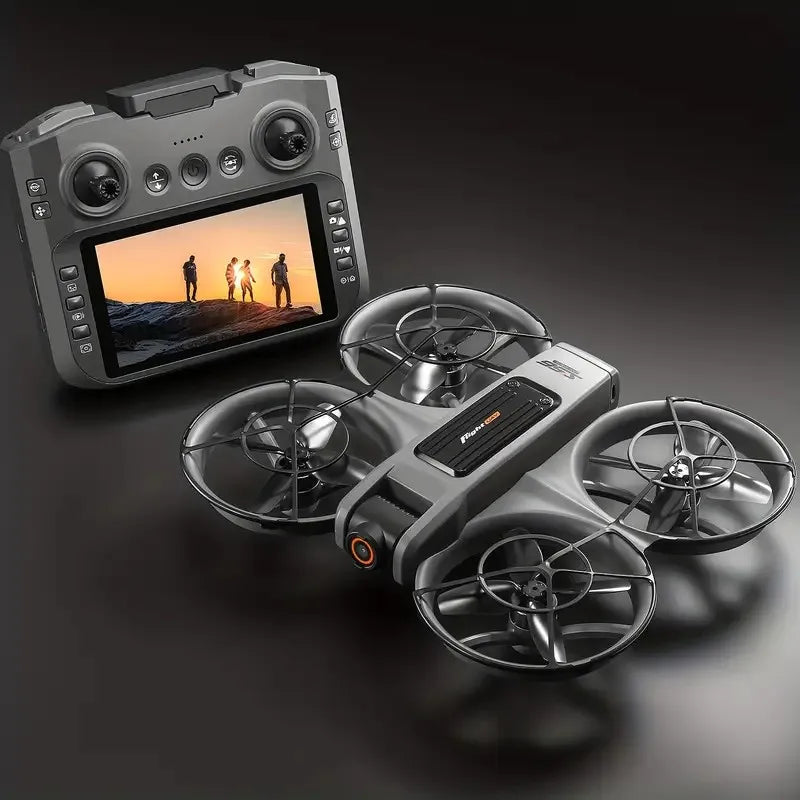 [2025 New S156 Drone]  HD Dual Camera, 12.5cm/4.92-inch Screen Remote Control, Brushless Powerful Motor,Optical Flow Positioning
