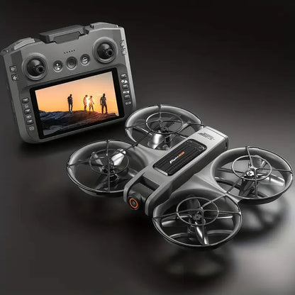 [2025 New S156 Drone]  HD Dual Camera, 12.5cm/4.92-inch Screen Remote Control, Brushless Powerful Motor,Optical Flow Positioning