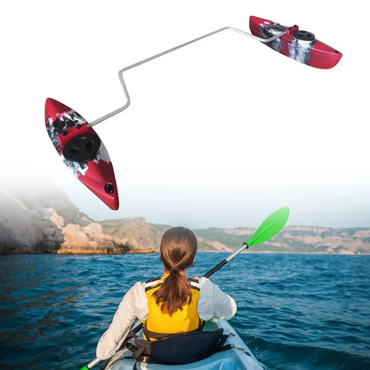 Kayak Stabilizer System Set with Arms Rod Standing Float for Outdoor Fishing Canoe Kayaks Boat Accessory Float Stabilizer