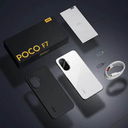 EU POCO F7 5G Smartphone European Version Snapdragon® 8s Gen 4 6500mAh Battery 90W 6.83" 1.5K 120Hz AMOLED 50MP Camera OIS NFC