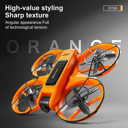 [2025 New S156 Drone]  HD Dual Camera, 12.5cm/4.92-inch Screen Remote Control, Brushless Powerful Motor,Optical Flow Positioning