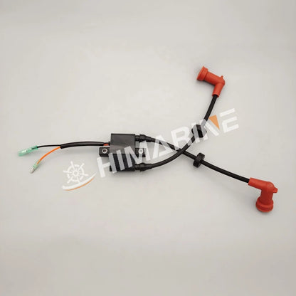 6B4-85570-00 6B4-85530-00 Ignition Coil Assy for Yamaha Outboard Engines 9.9HP 15HP E15DM E9.9DM 6B4-85570