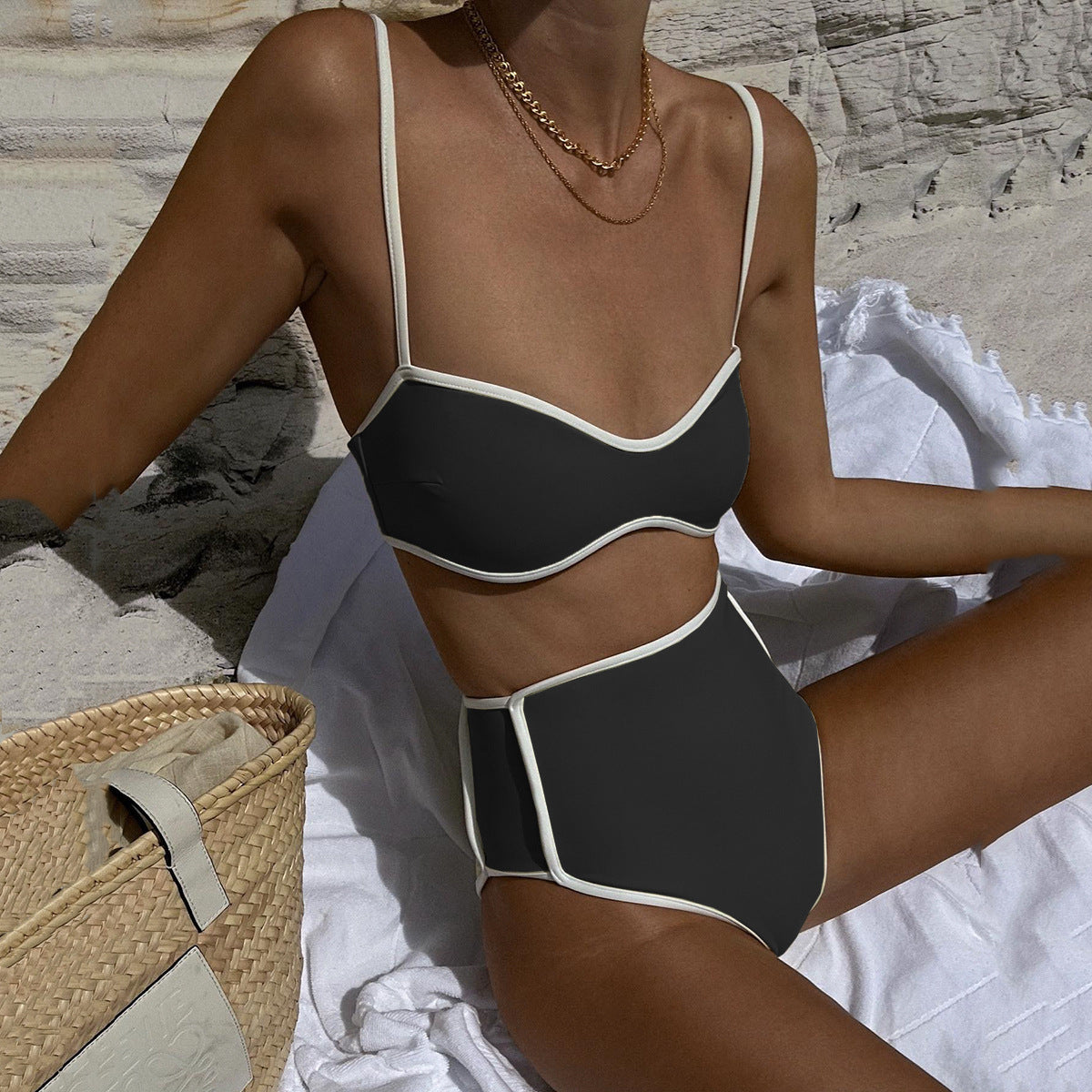 Sexy Bikini  Strapless Two-Piece Women's Swimsuit