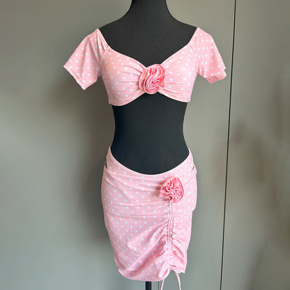 Three-Piece Style Sexy Floral Separated Women's Swimsuit