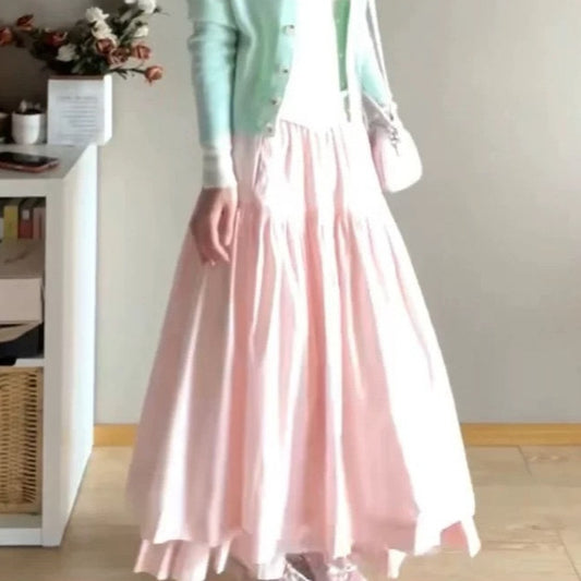 Pink Long Dress Casual  Dress