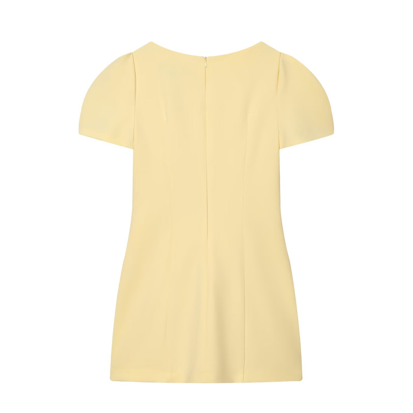 Chic Pleated Mini Dress for Women Casual Dress