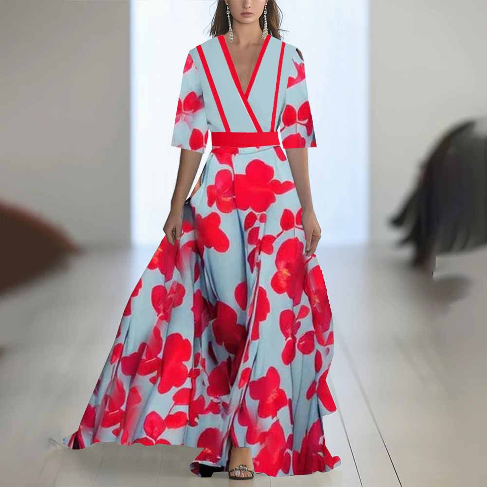 printed dress